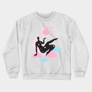 Sun and Moon Goddess Crewneck Sweatshirt